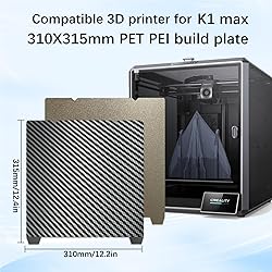 Wefuit Upgraded K1 Max PET PEI Build Plate
