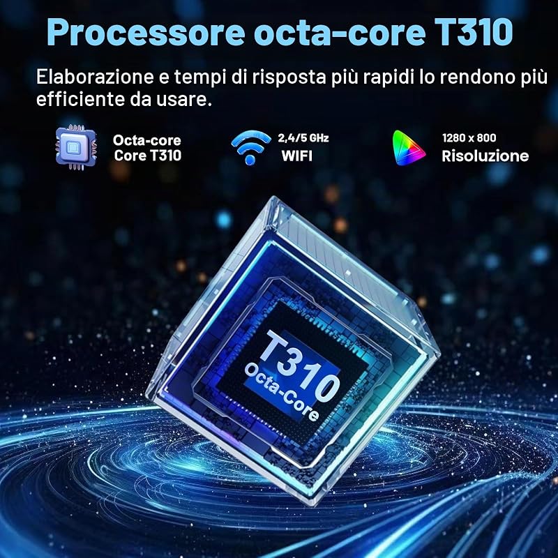 Tablet 10 Pollici Android 15 con 30 GB RAM+2TB ROM Espansione, Widevine L1