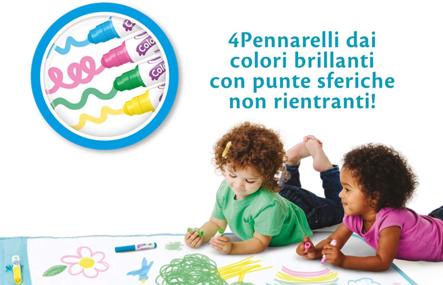 CRAYOLA Paint and Recolour Mat, Maxi Reusable Surface for Drawing and Coloring for Children from 36 Months, 3 Years - Image 4