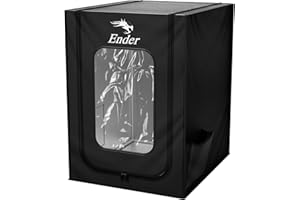 Creality Official 3D Printer Enclosure, Fireproof Dustproof Constant Temperature Protective Cover for Ender 3S1/Ender 3S1 Pro/Ender 3 V3 KE/Ender 3 MaxNeo/Ender 3 Max/Ender 5/Ender 5 S1, 550*650*750mm