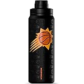 Hydrapeak x NBA Officially Licensed Phoenix Suns 26 oz Active Water Bottle with Chug Lid and Handle Reusable Stainless Steel Double Wall Insulated Sports Gift