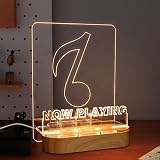 YuanDian Light Up Now Playing Vinyl Record Stand USB Powered