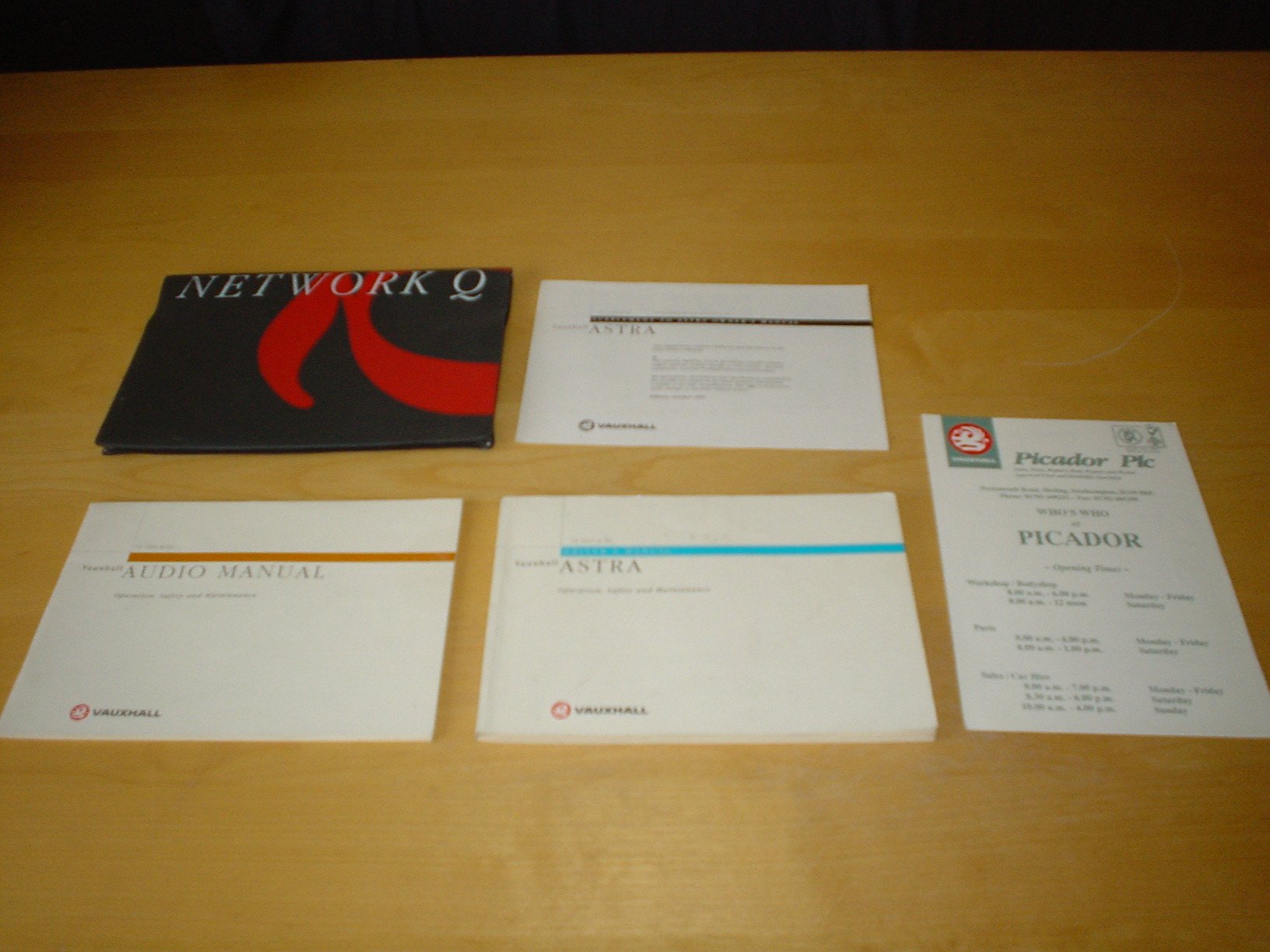 VAUXHALL ASTRA MK3 F OWNERS MANUAL HANDBOOK (1991 - 1998) SALOON VAN ESTATE  HATCH - 1.4, 1.6, 1.6 SI 1.8 2.0 PETROL ENGINES 1.7 TD 1.7TDS DIESEL ENGINE  ...