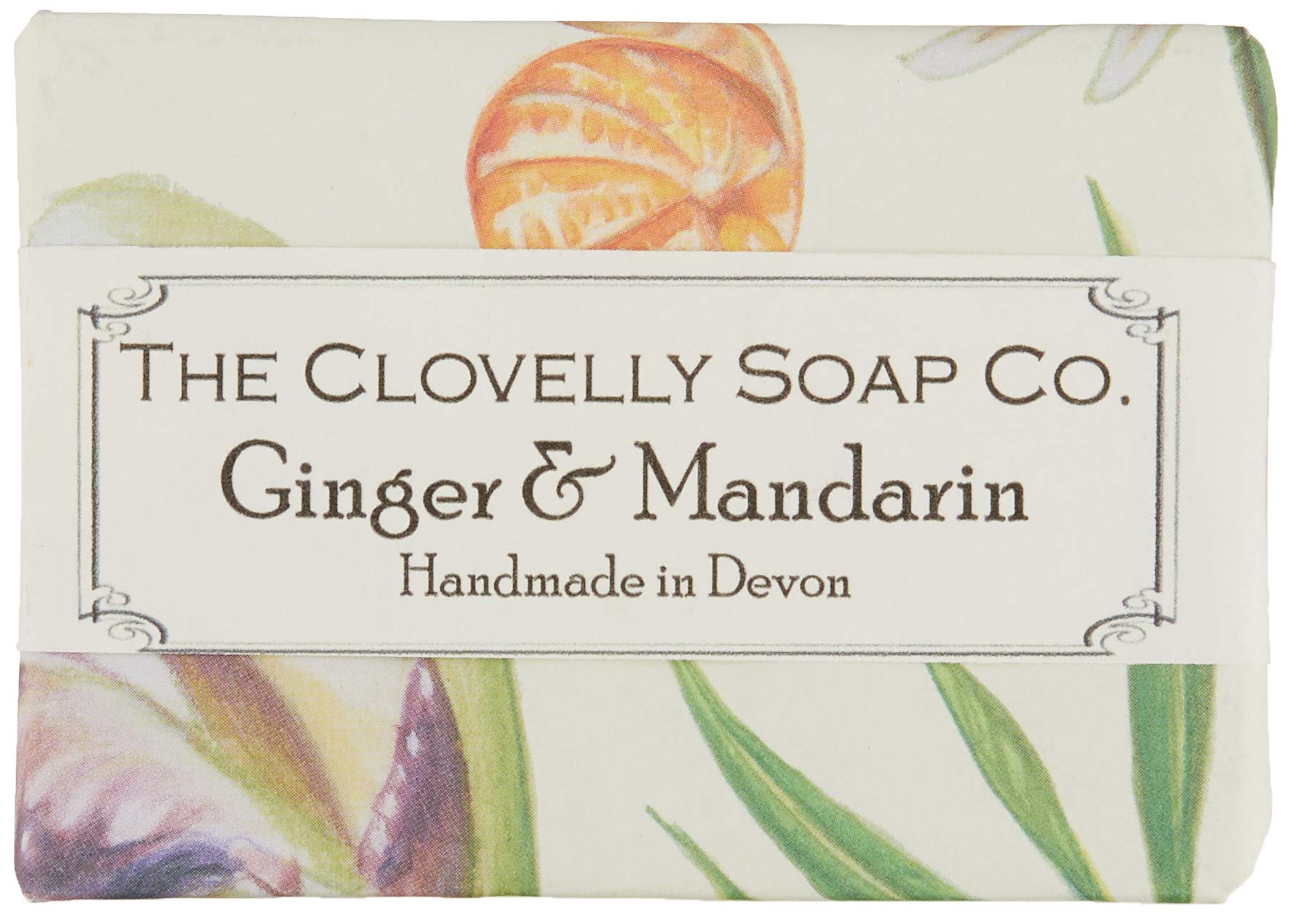 Clovelly Soap Co Natural Handmade Ginger & Mandarin Soap Bar for all Skin Types 100g