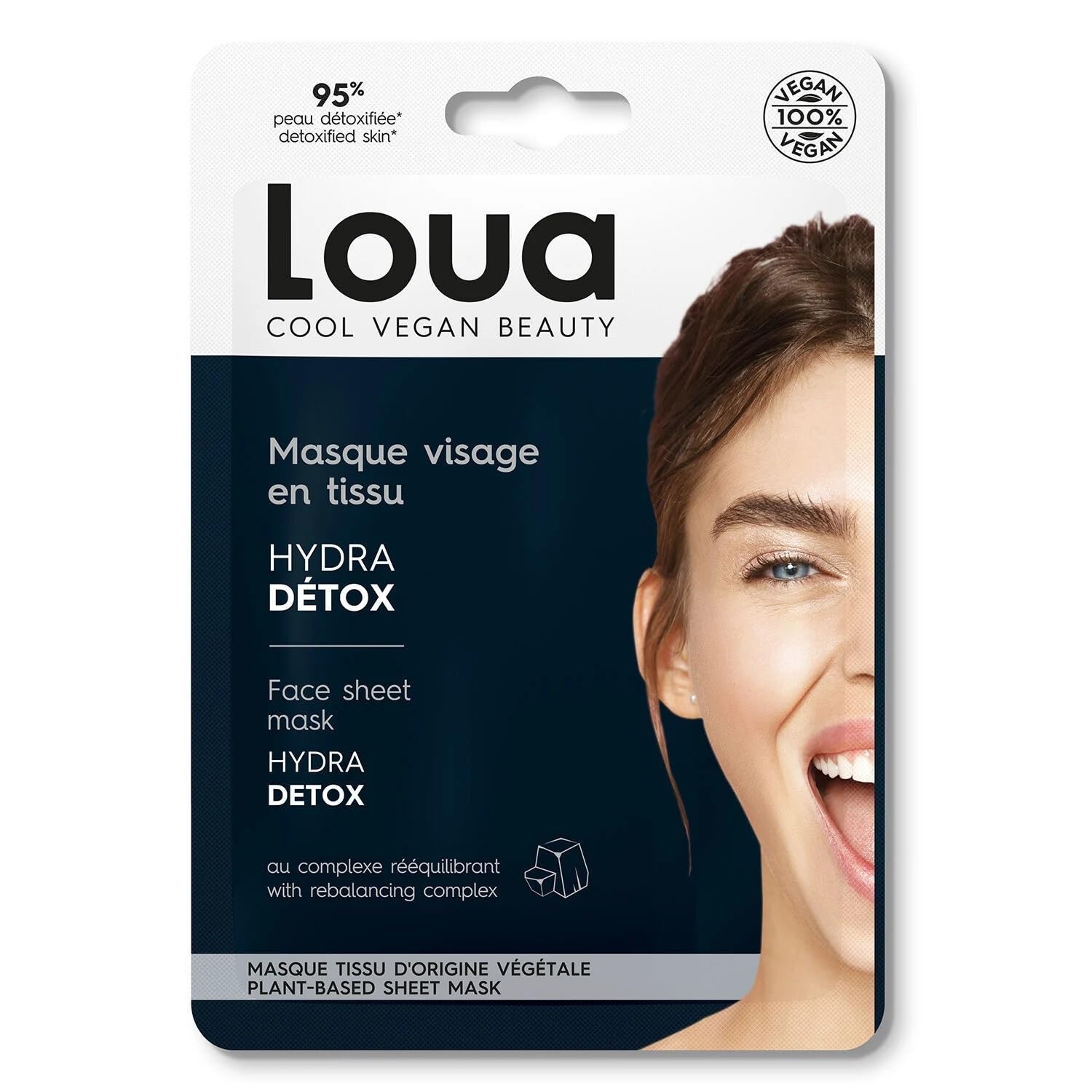 Loua Detox Facial Sheet Mask 23ml