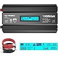 1000 Watt Pure Sine Wave Power Inverter ETL UL458 12V DC to 110V 120V AC 1000W for Home RV Truck Off-Grid Solar Compatible with Lithium Battery with LCD Display [3 Years Warranty] by VOLTWORKS