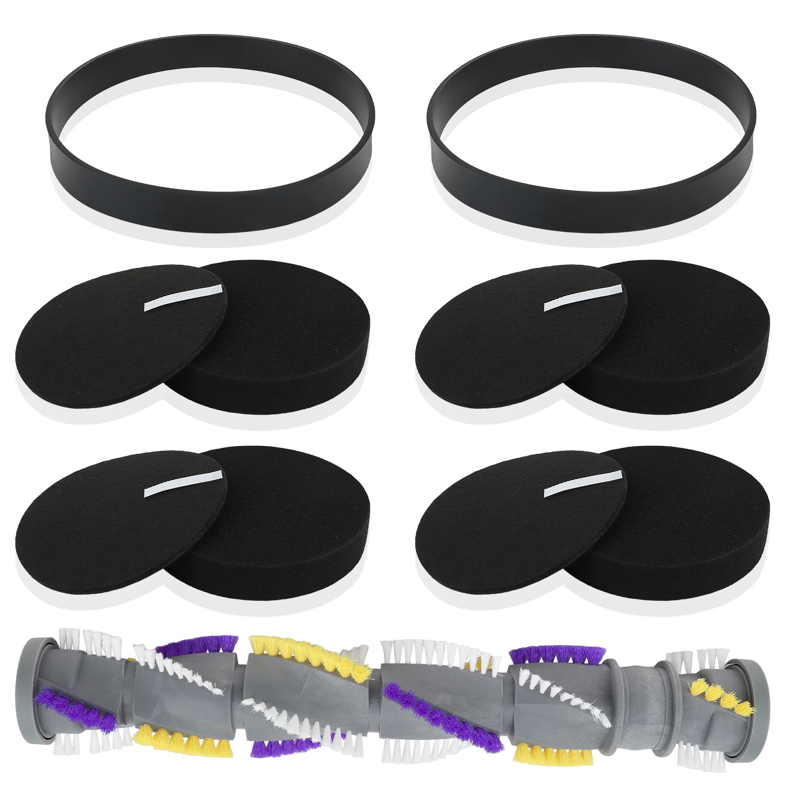 Photo 1 of 3197A Replacement Roller Brush for Bissell 2252 2253 2254 2489 Roller Brush&Filter&Belt for Bissell CleanView Swivel Rewind Pet Reach Vacuum Cleaner#1611230&1608225&1601972&1604947