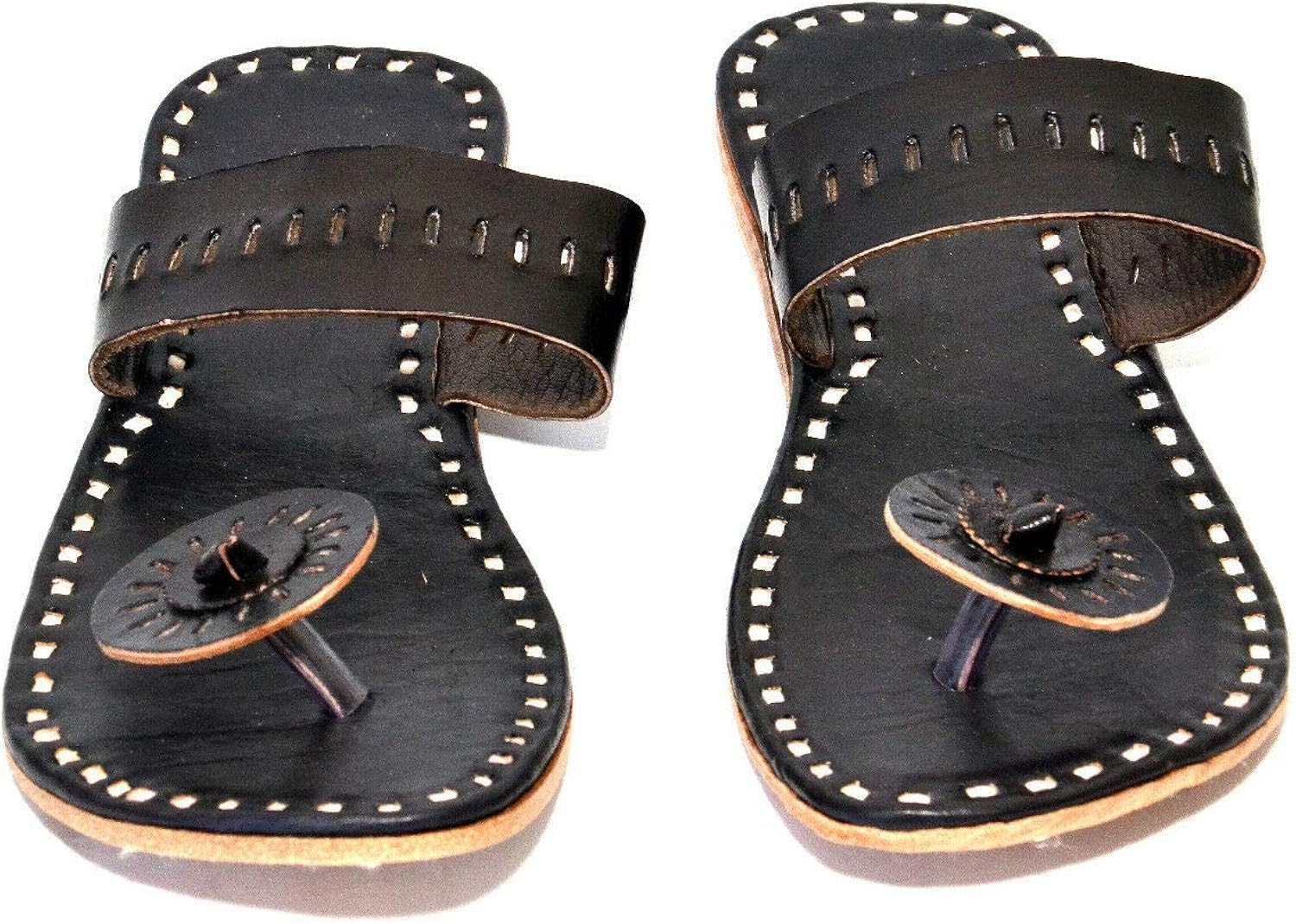 leather kolhapuri slippers