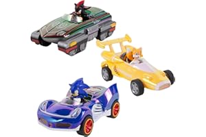 NKOK Special Edition! Sonic, Shadow and Tails Pullback (3-Pack) - Sonic & All-Stars Racing Transformed (electroplated)