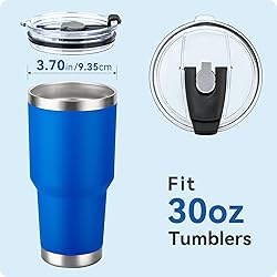 Prurex 30oz Tumbler Lids,Replacement Lids for 30oz
