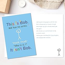 IDU Funny Birthday Cards for Men Women，Humorous