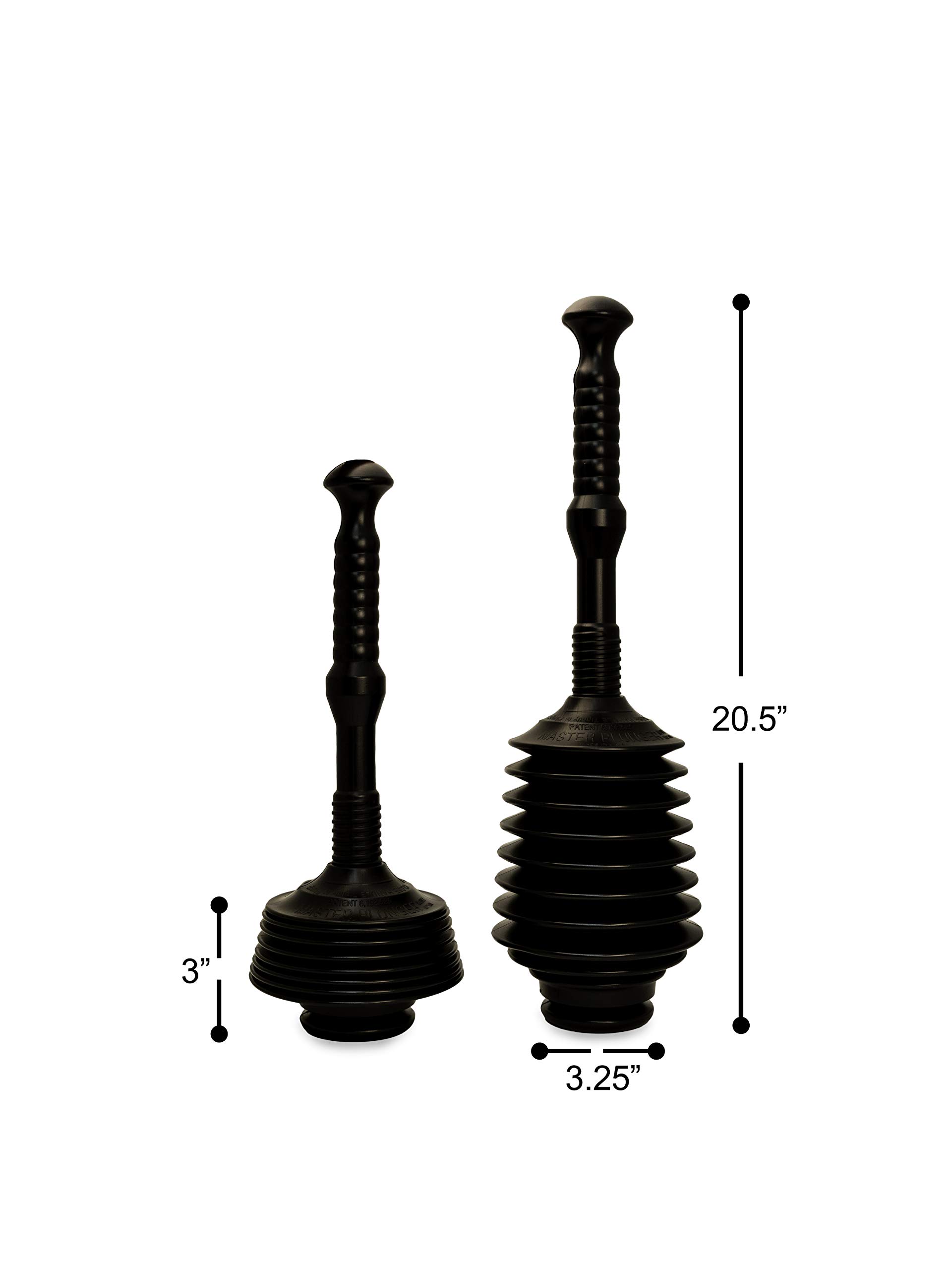 Master Plunger MP1003 Heavy Duty Toilet Plunger Clears, Kitchen Sinks