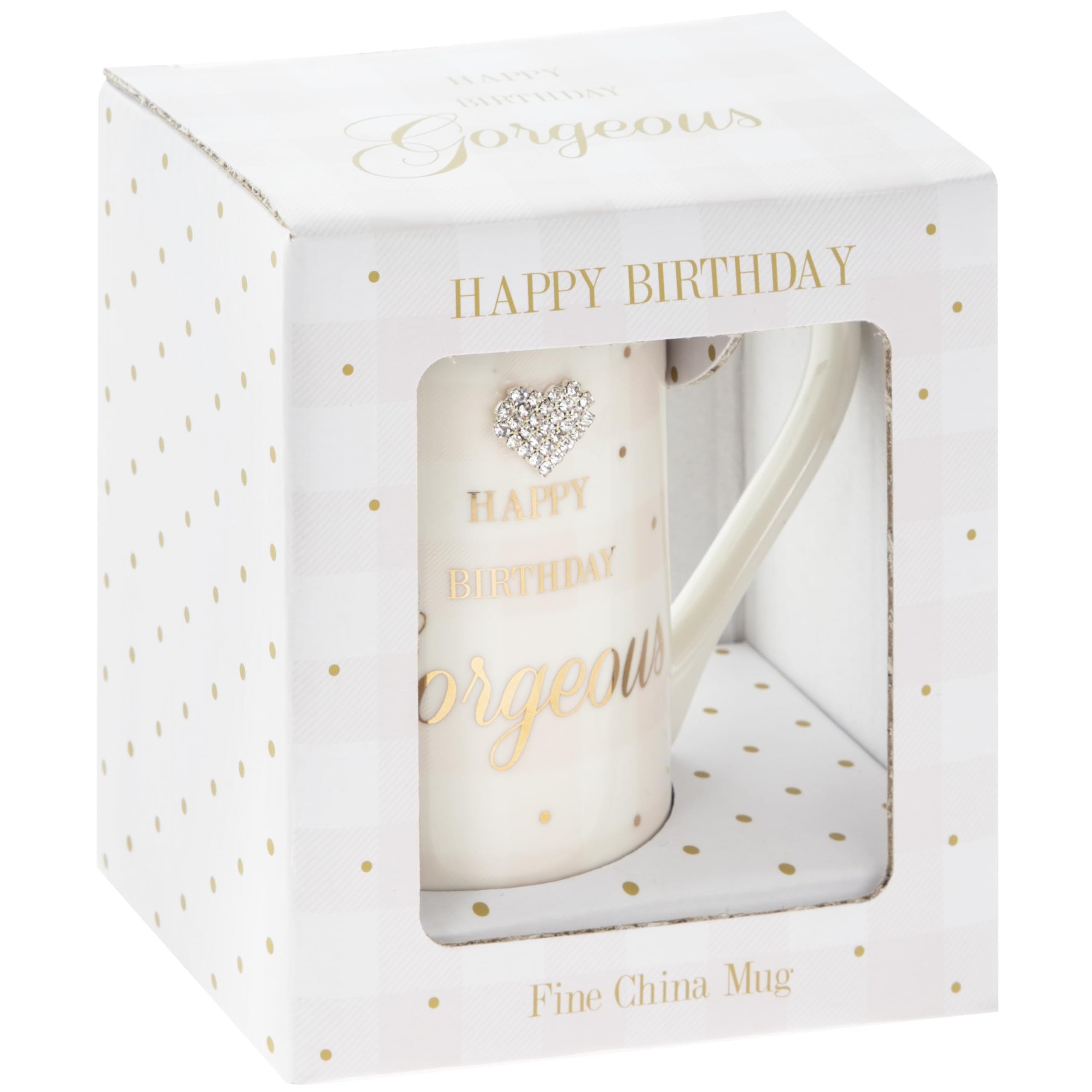 The Leonardo Collection Mad Dots by Hearts Design Mad Dots Happy Bday Mug for Home & Kitchen | Newly Designed Mugs for Tea & Coffee | Lovely Mug Set for Birthday Gifts