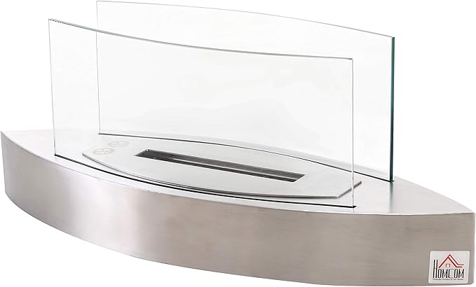 HOMCOM Ethanolkamin Bio-Ethanol-Brenner 0,6 L 2 Stdn. Brenndauer