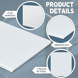 Sasylvia 1 Pcs HDPE Sheet 1/2" Thick, 24'' x