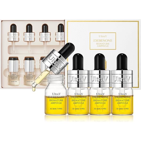 REVI IDEBENONE 美容液 4本セット Amazon.com: Ultra V Idebenone Prestige Ampoule, 4 Vials Set