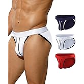 Arjen Kroos Mens Briefs Breathable Sexy Mesh Briefs Underwear Low Rise Underpants Wicking-Moisture Underwear 3 Pack