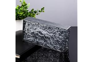 Yutianli Black Transparent Ice Crystal Patterned Glass Blocks Wall Decor Solid Rectangular Glass Bricks Used as Partition Walls Accent Wall
