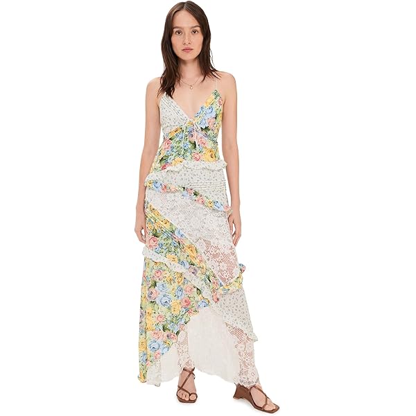 Free People Women's Bluebell Maxi Dress, Cool Combo, S at Amazon Women's  Clothing store