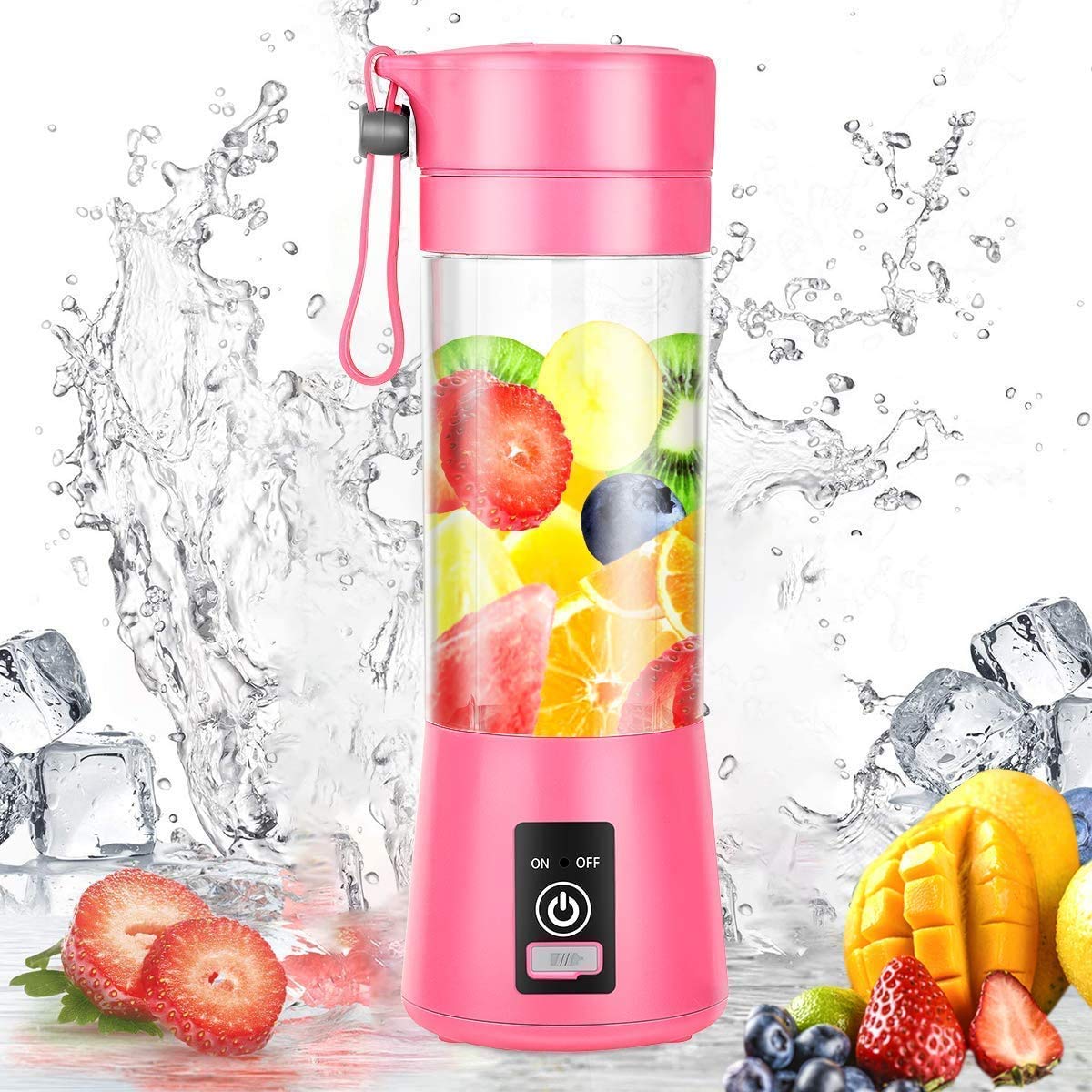 Buy NHP Traders 6 Blades Portable Rechargeable USB Juicer Bottle