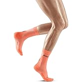 CEP 2024 Ultralight Mid Cut Compression Socks for Women - Breathable, Lightweight Performance Running Crew Socks