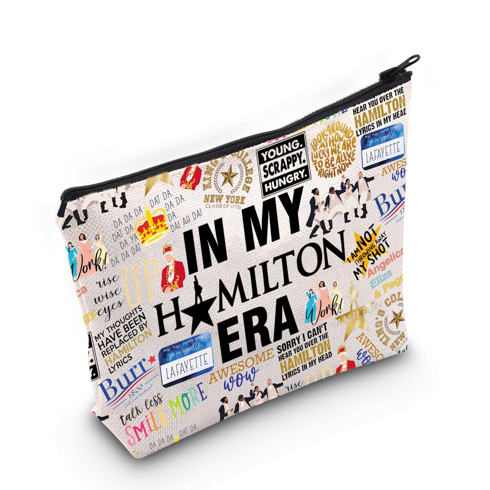 Broadway Fans American Musical Gift in My HamilEra Makeup Bag Broadway Musical Lover Gift (Hamilton Era EU) — image 1