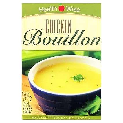 Amazon Com Healthwise Chicken Bouillon Soup 7 Packets Of 0 825 Oz Grocery Gourmet Food
