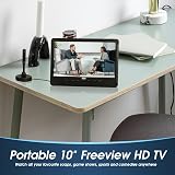 August DA383 10” Portable TV with Built-In DVD player Freeview HD DVB-T2 view 2