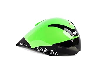 Spiuk Aizea - Casco de ciclismo, color verde/negro, talla 53-61