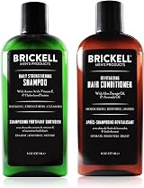 Brickell Men's Hair Care Routine Shampoo Conditioner Mint Tea Tree Strength view 2