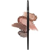 Pencil Eye Brush for Smudge &amp; Inner Corner, Black Handle, 1 Pc | Tapered Tip for Precise Eyeliner &amp; Crease | Synthetic Bristles | Fits Cream &amp; Powder | Daily Eye Makeup