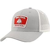 Ohio State Buckeyes NCAA Officially Licensed Snapback Hat Big Rig Patch Gray White Switchback