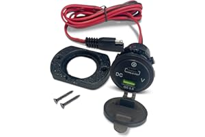 YAK-POWER Yak Power | Dual USB-C and USB QC3.0 Fast Charging Port with Voltmeter | YP-UMP48