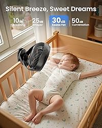 Koonie 10000mAh Battery Operated Misting Fan with