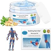 RVDU Soothing Massage Gel &ndash; Cooling Blue Gel with Natural Extracts, Fast Absorbing Formula for Back, Shoulder, Knee &amp; Muscle Comfort, Non-Greasy (1PCS)