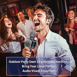 TOSING G6 Pro Karaoke Machine Microphone Wireless