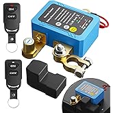 Remote Battery Disconnect Switch 12V, 240A, Kill Switch for Car Prevent Battery Drain, Anti-Theft Battery Cut Off Switch with Protect Cover, Voltage Protection to Prevent Drain for Auto, RV, Truck