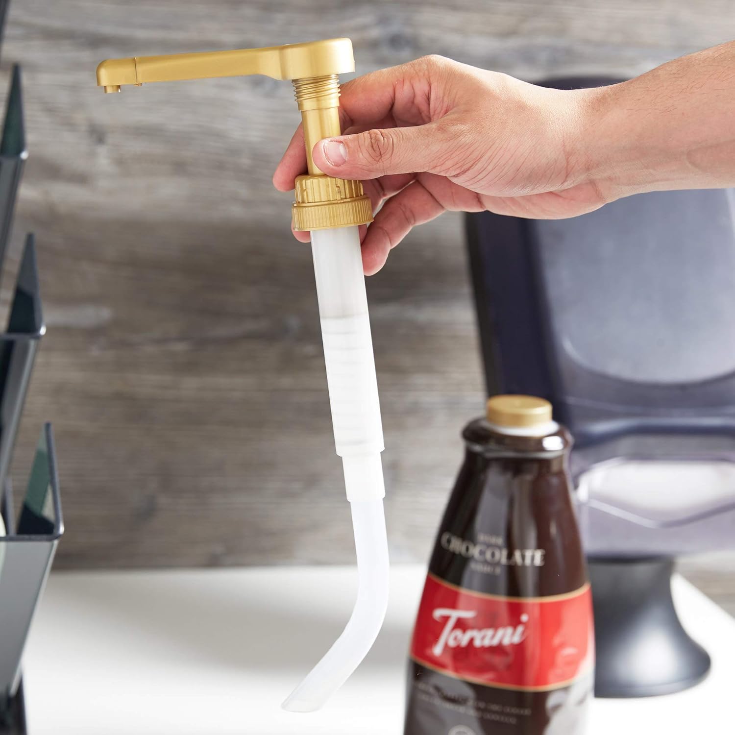 Torani Pump for 64 Oz Bottle - Gold 0.5 Oz: Grocery & Gourmet Food