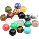 Natural Stones Cabochon 4 6 10 12 14 16 18 20 MM Round No Hole for Making Jewelry