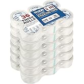 PANDRI Packing Tape, 36 Rolls Heavy Duty Clear Packaging Tape for Shipping Packaging Moving Sealing, 2 inches Wide, 65 Yards Per Roll, Total 2340 Yards