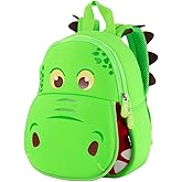 JiePai Dinosaur Toddler Backpack Hippo Kids Backpack Waterproof Cartoon Preschool