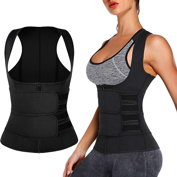 Women HeatUp 2in1 Bust Lifter Waist Shaper for Weight Loss Tummy
