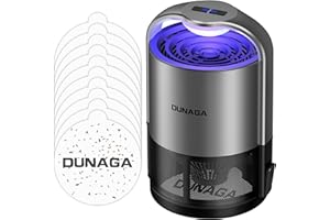 DUNAGA Fly Traps Indoor, Fruit Fly Traps, Gnat Traps, Mosquito Traps, Insect Traps Indoor with 10 Sticky Glue Boards, Gray