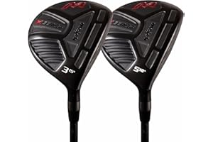 MAJEK K-SERIES FAIRWAY WOOD Men's Majek K-Series Fairway 3 5 Wood Set Golf Clubs, Right Handed Ultra Forgiving Regular Flex Graphite Shaft