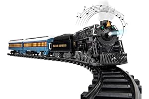 Lionel Battery-Operated The Polar Express Toy Train Set with Bluetooth, Locomotive, Train Cars, & Track with Authentic Train Sounds, Lights, & Water Vapor Smoke Effects for Kids 4+