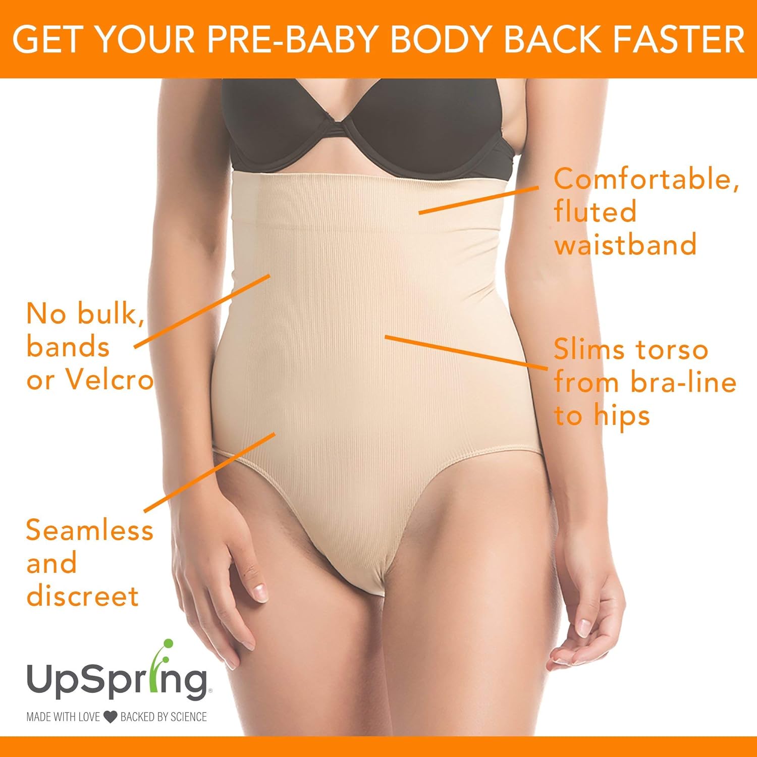UpSpring Baby Postpartum Underwear High Waisted Postpartum Panties for for Post Pregnancy at  Women’s Clothing store