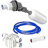 Valve Kit for Reverse Osmosis and Deionization Aquarium Systems | Automatically maintains reservoir water level by stopping purified-water flow when the container is full
