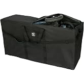 J.L. Childress Single &amp; Double Stroller Travel Bag, X-Large, Black | Durable bag fits most single &amp; some double baby strollers, keeping them clean &amp; protected for airport gate or baggage check