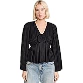 Sea Women's Nomi Solid Rosette Top