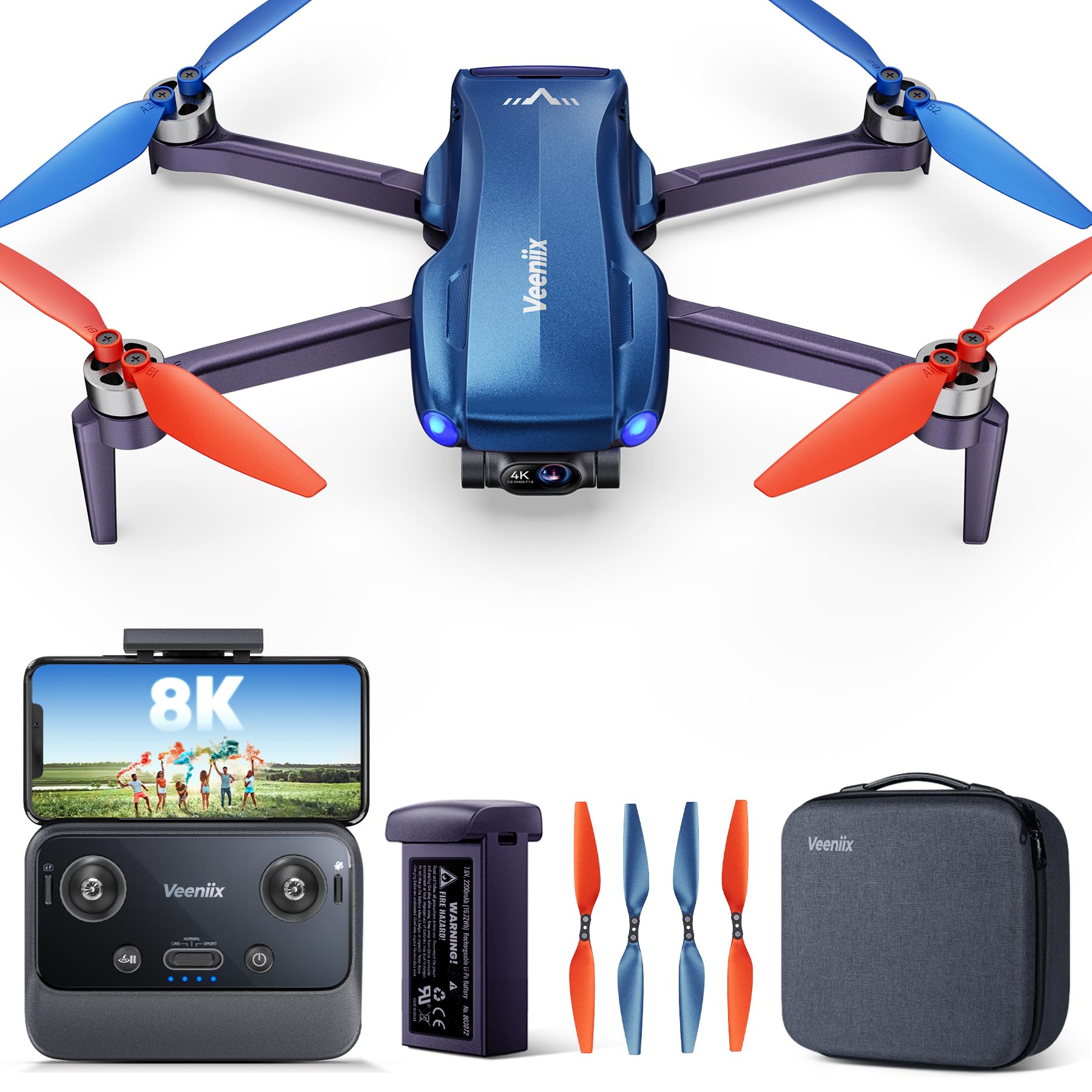 V11MINI 4K Drone 96-Min Flight Combo